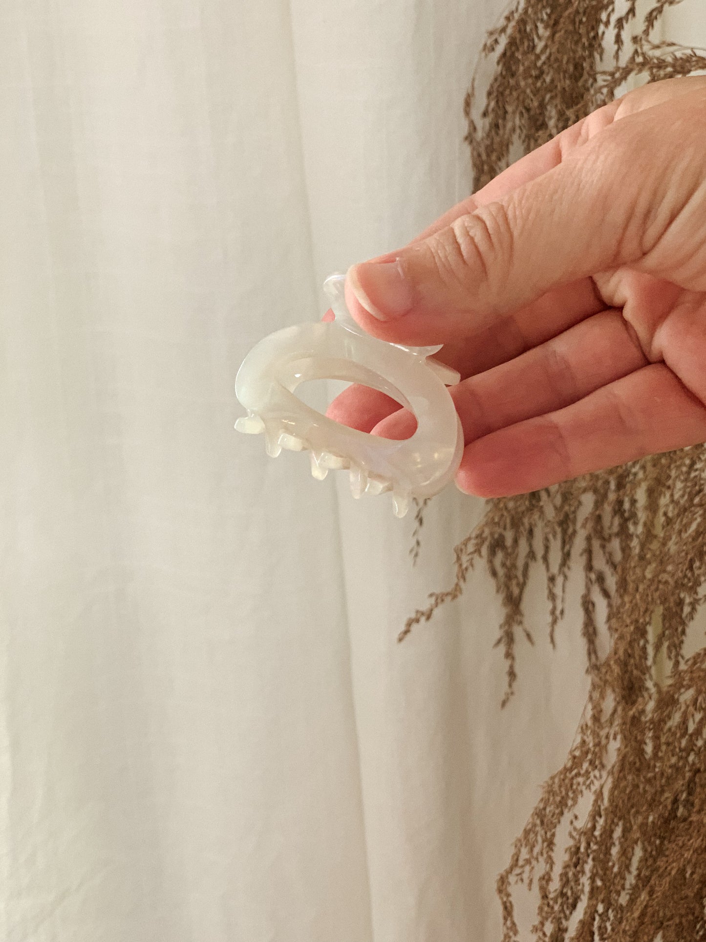 Pearl White Hair Clip