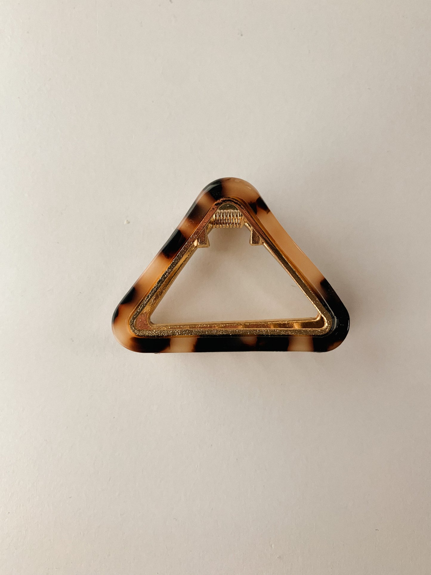 Tortoiseshell Triangle Hair Clip