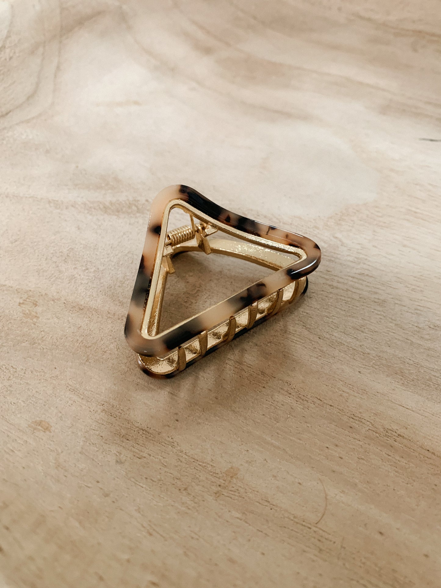 Tortoiseshell Triangle Hair Clip